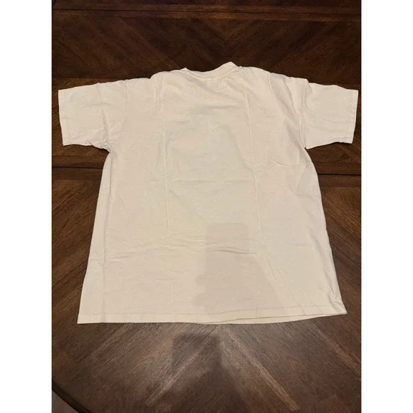 Vintage Anvil Wolf Eagle Bear Dreamcatcher Graphic T-Shirt Men XL Cream USA Made - Picture 2 of 7
